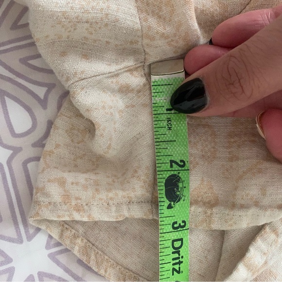 Cloth & stone cream snake print romper small - Picture 11 of 11